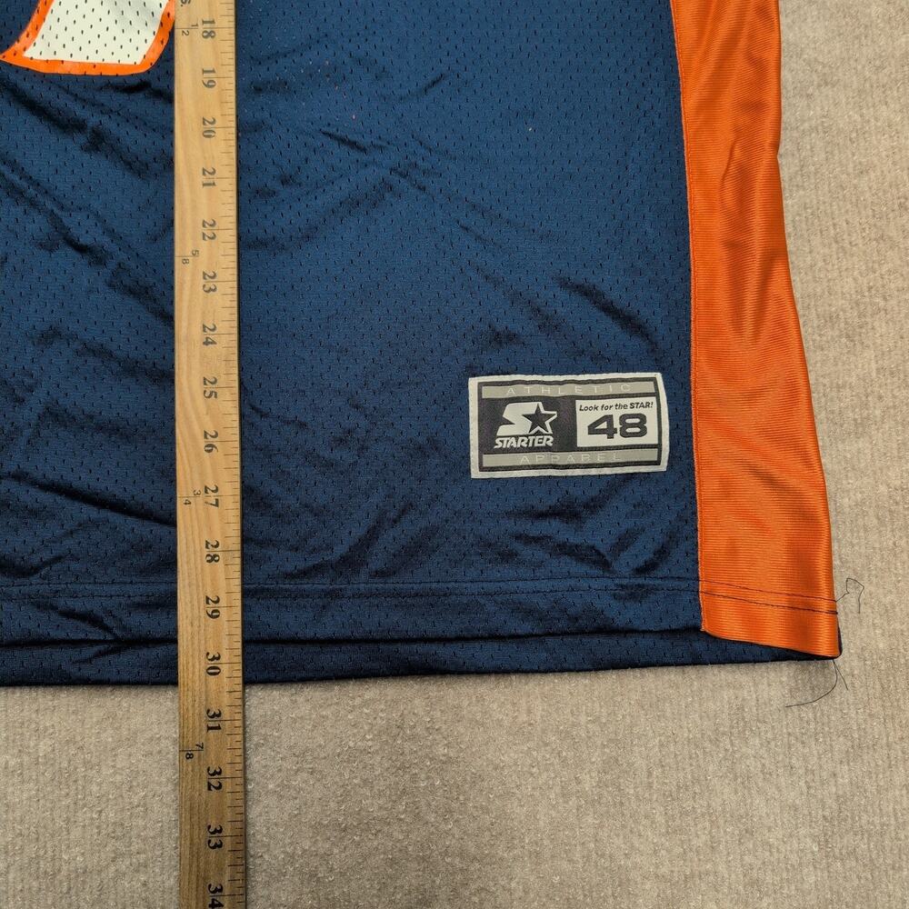 Denver Broncos Starter Home Men's Jersey Blue Orange Size L 48 John Elway - Picture 8 of 9